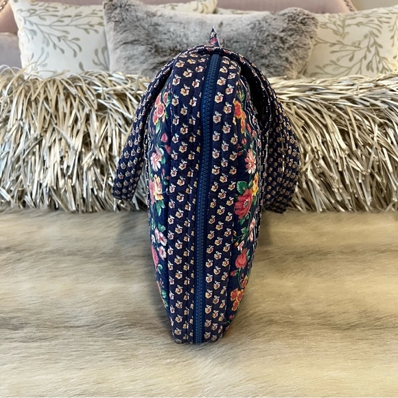 Vintage VERA BRADLEY Royal 1992 Business Bag Tech Laptop Handled Case Indiana - Picture 5 of 17